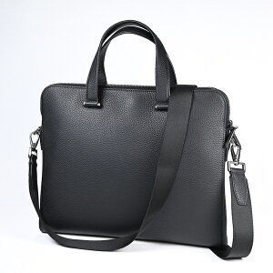 Salvatore Ferragamo Black Briefcase